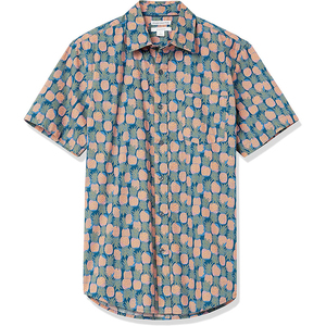 Camiseta de playa de verano colorida con estampado de hojas tropicales para hombre, de alta calidad, de secado rápido, de manga corta y estilo urbano - Product Image 1