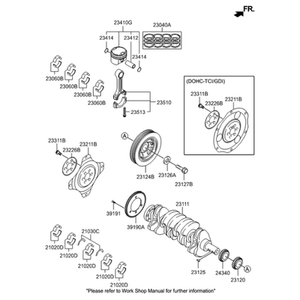 Pièces et accessoires automobiles et camionnettes neuves Elantra 232002B590 - Product Image 2