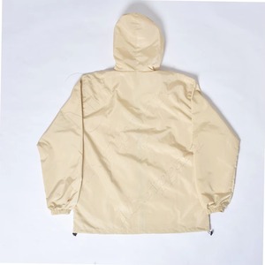 Men's Hooded Windbreaker Jacket Lightweight Polyester Spring Casual Zipper Front Solid Color Loose Fit Racer Style - Product Image 2