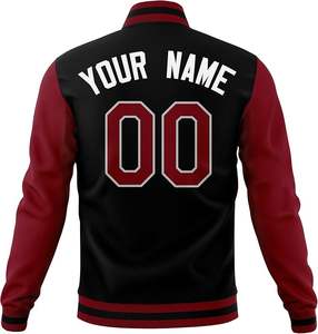 High Quality Custom Fashion Varsity <b>Jacket</b> for <b>Men's</b> Cotton Letterman Baseball Bomber <b>Jackets</b> Stitched - Product Image 5