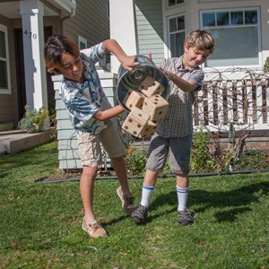 Dés en bois faits à la main de qualité supérieure, écologiques, style classique et moderne, pour la famille, les fêtes en plein air et le jardin - Product Image 4
