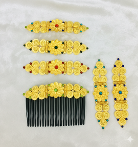 MOLL JEWELLERS Bijoux Vintage Plaqué Or en Alliage Faits Main Écologiques Étanche Élégants Tendance Mini Pompon Animaux Fleurs Coquillages - Product Image 6