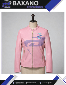 Chaqueta de cuero verde premium de la hermandad Jack And Jill Of America con letras griegas para miembros de JAJOA, chaqueta para mujeres - Product Image 4