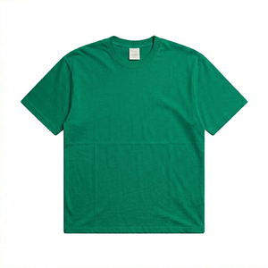 T-shirts en tricot pour hommes, coupe ample, avec impression numérique, design personnalisé, tissu en coton - Product Image 4