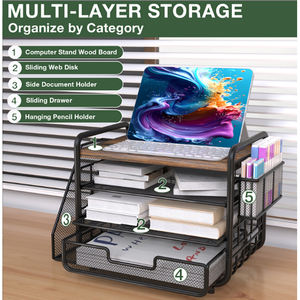 Organiseur de bureau à 4 niveaux - Product Image 3