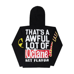 Sudadera con Capucha de Alta Calidad 100% Algodón Grueso para Hombre, Ropa Urbana con Estampado 'THAT'S A AWFUL LOT OF COUGH SYRUP' - Product Image 5
