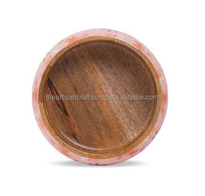 Blossom Nautical and Love Style Handcrafted Polished <b>Wood</b> Roti <b>Box</b> <b>with</b> <b>Lid</b> Artisan Craft Natural Crafts for Souvenir Use - Product Image 5