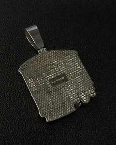 Pendentif Chaîne Bus Personnalisé en Argent S925 et Moissanite VVS 3D, Bijoux Hip Hop Glacés pour Hommes et Femmes - Certifié GRA, Passe le Testeur de Diamants - Product Image 3