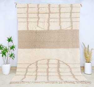 Alfombras de lana gruesas hechas a mano, tapetes de área de lana hechos a mano, con nudo marroquí, personalizables - Product Image 4