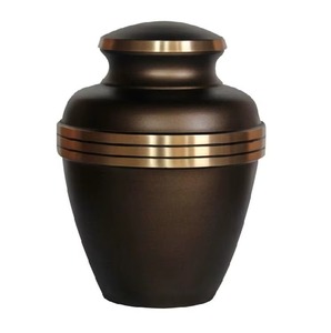 Urna Funeraria de Metal con Diseño Elegante, Artículos Funerarios para Adultos, Urna Decorativa Moderna de Aluminio para Guardar Cenizas de Adultos - Product Image 4