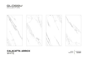 Modern Room 600x1200mm 8mm Thick Ceramic Porcelain <b>Full</b> Body Floor Tiles Matt Glazed Surface Glossy Luster Interior - Product Image 1