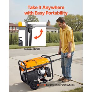 Generatore Portatile Dual Fuel Benzina 13500W Picco GPL 12000W Picco 4KW Potenza Massima Backup Domestico Tensione Nominale 120V - Product Image 4