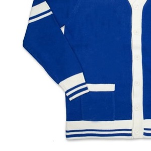 โลโก้แบบกำหนดเองคุณภาพสูงล่าสุดบนเสื้อคาร์ดิแกนแบบยูนิเซ็กซ์ ปักตัวอักษร ถักจากอะคริลิก สำหรับชมรมนักเรียนและชมรมนักกีฬา - Product Image 4