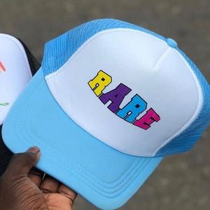 Casquette de baseball de luxe sportive en coton 100% avec broderie 3D motif feuille de fruit rayée et léopard, bord incurvé effet vieilli, couleurs et logo personnalisables - Product Image 2