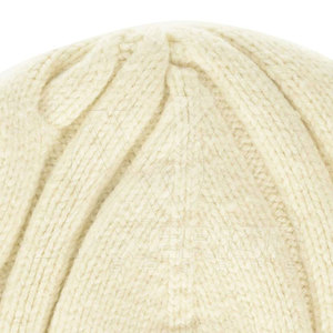 Ribbed Beanie Hat Solid Color Knit <b>Winter</b> <b>Cap</b> Unisex Adult 56-58CM Acrylic Casual Style - Product Image 2