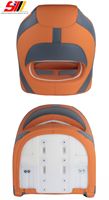 Siège de bateau pliable économique, résistant à l'eau et aux UV, réglable en hauteur, de qualité marine, universel, pour ponton.