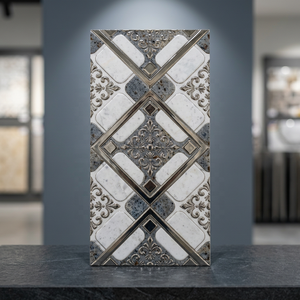 Sucre argent doré décoratif 30x60 carreaux muraux pour la maison 12x24 Designer troisième surligneur à feu attrayant intérieur céramique - Product Image 4