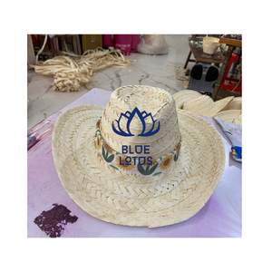 Chapeau de paille mexicain traditionnel, favori des clients, idéal pour les fêtes de fiesta, les célébrations culturelles, les accessoires photo et les décorations festives - Product Image 1