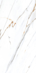 Baldosas de Porcelana Sólida Brillante Canna White, 600x1200mm, Diseño Moderno, Adhesivas para Sala de Estar - Product Image 2