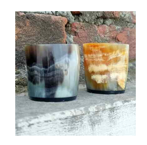 Vaso de Cuerno de Búfalo Ecológico de Alta Calidad con Tapa, Elegante para Disfrutar de su Bebida Favorita, MULTI CRAFT - Product Image 3