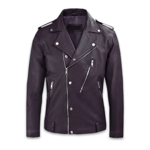 Chaqueta de cuero genuino premium para hombre, resistente al viento y al agua, al mejor precio, en venta a precio de mayoreo. - Product Image 1