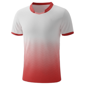 Camiseta de Fútbol para Hombre, Manga Corta, Cuello Redondo, Color Degradado Sublimado, Poliéster que Absorbe la Humedad, Ajuste Regular para Todas las Temporadas - Product Image 1