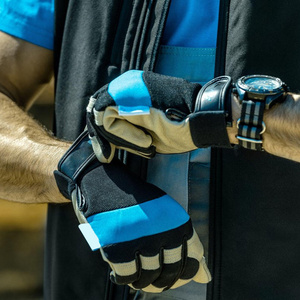 Guantes de Cuero Vacuno de Primera Calidad, Textura Suave, Cómodos, Resistentes a la Abrasión, para Actividades al Aire Libre y Trabajo Mecánico - Product Image 5