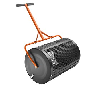 Spargitore Regolabile in Rete d'Acciaio per Torba con Manico a T per Prato, Rullo da 24 Pollici, Design Portatile - Product Image 1