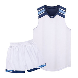 Maillot de basket-ball américain double face pour homme, séchage rapide, respirant, uniforme d'équipe pour l'entraînement sportif universitaire - Product Image 1
