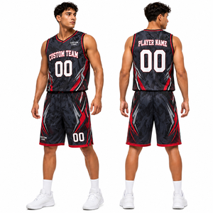 Uniforme de Baloncesto para Hombre, Conjunto de Camiseta y Pantalones Cortos Personalizados para Equipo, Fabricante, Proveedor, Exportador, OEM - Product Image 3