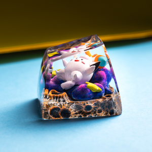 Teclas Artesanales Bosque Místico, Teclas Artesanales Personalizadas, Teclas Anime Lindas, Teclas Verdes, Juego de Teclas, Teclas de Madera - Product Image 5