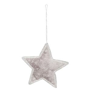 Décorations de sapin de Noël personnalisables faites à la main velours Satin Santa chaussettes brodées perlées girafe ange étoile coeur chien - Product Image 3