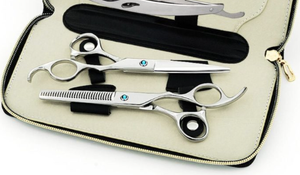 Ciseaux de coiffure professionnels en acier inoxydable pour droitiers, manche long, 28 dents, ciseaux à effiler pour la coupe de cheveux, haute qualité - Product Image 2
