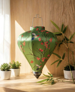 Vietnam Luxury Silk Lantern Silk Fabric Bamboo Material for Resort Decoration Ambient Lighting <b>Ornament</b> Use - Product Image 4