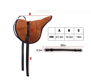 <b>Equestrian</b> Training Equipment Wholesale Soft Fleece Bareback Saddle for Horses | Non-Slip Horse Riding Pad - Product Image 2
