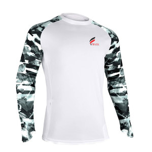 Fishing <b>Shirt</b> Lightweight Breathable Quick Dry Uv Protection Outdoor Fishing Clothing Long Sleeve Moisture Control Fabric - Product Image 1