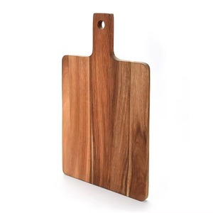 Tabla de cortar y picar de madera natural con mango integrado, ecológica, de 1.5 cm de grosor, apta para lavavajillas - REHMAN CRAFT - Product Image 6