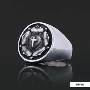 Anillo de Graduación Universitario BOJ RCJ Ring 004 Personalizado con Diamantes Plateados, Unisex, para Regalo en Fiestas y Ocasiones Especiales, Precio Bajo - Product Image 3