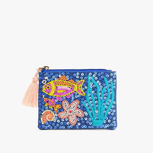Monedero de mariposa hecho a mano con cuentas, bolsa pequeña con cremallera bordada con cuentas de semillas de colores, cartera estilo boho - Product Image 1