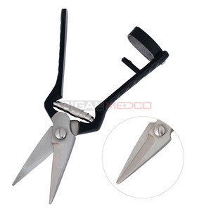 Tijeras para Recortar Pezuñas de Caballos, Reutilizables, de Acero Inoxidable, con Cuchillas Dentadas Afiladas, para el Cuidado de Pezuñas de Ganado - Product Image 6