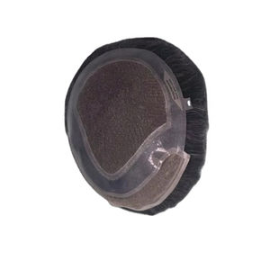 Taz Hair BD Prótesis Capilar de Cabello Humano Remy Indio con Onda Natural y Frente de Encaje, Calidad Premium - Product Image 4