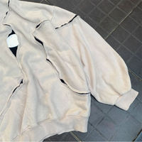 Erkek Yüksek Kalite %100 Pamuk Kışlık Büyük Beden Eskitme Görünümlü Kapüşonlu Sweatshirt Karikatür Desenli Günlük Sokak Giyim Tarzı Özel Tasarım