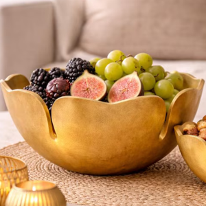 Bol de service en métal multi-usages de haute qualité avec finition lisse pour salades, fruits, collations et service alimentaire - Product Image 4