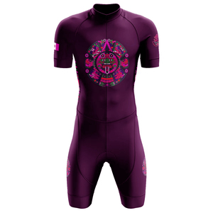 Conjunto de Uniforme de Ciclismo Personalizado con Protección UV Sublimada al por Mayor, Conjunto de Jersey de Ciclismo de Manga Corta para Verano, Tejido Transpirable - Product Image 1