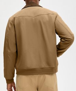 New Stylish Winter Hooded Bomber <b>Jacket</b> for <b>Men</b> Custom Logo Breathable <b>Canvas</b> Oversized - Product Image 3