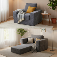 Canapé-lit futon contemporain sous vide, compact et convertible, pour maisons de retraite et établissements de soins – Vente en gros