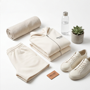 Conjunto Deportivo de Verano de Nueva Tendencia, Unisex, con Logotipo Personalizado, Dos Piezas, Pantalones Cortos, Informal, Ecológico, Transpirable, de Secado Rápido - Product Image 5