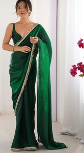 Tela de Chifón sin Coser KV para Blusa, Diseño Propio para Saree - Product Image 4