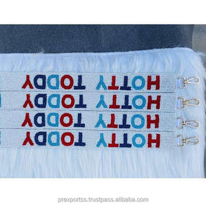 Arkansas sangle à la main personnalisé épaule ceinture broderie perle de rocaille sac à main poignée mode bandoulière perlé sac - Product Image 4