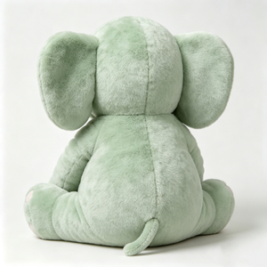 customized Sage green elephant plush <b>toy</b>,<b>soft</b> sitting elephant <b>stuffed</b> animal,baby comfort elephant plush,pastel green elephant - Product Image 4